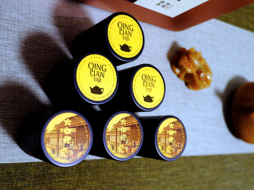 茶叶包装-6罐精致装 清莲雅集茶牌