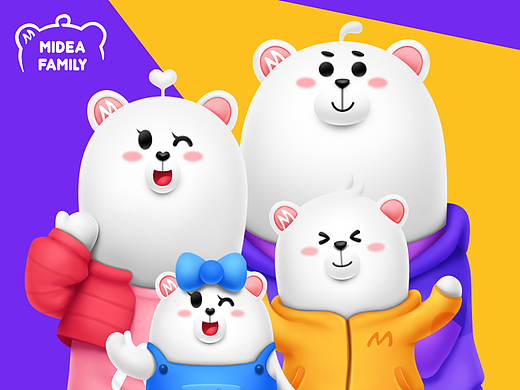 Midea Family图案创意设计——百变Family