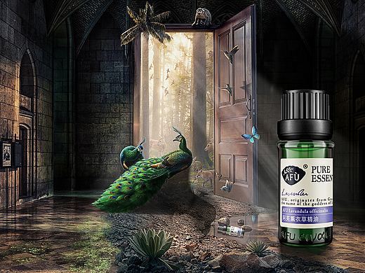 精油产品光影合成（个人主页-ZMjM2MDA4ODQ=） - 海报 - 站酷设计师阿饭达原创素材 - 站酷ZCOOL