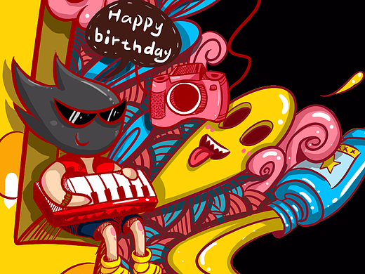 一心一意爱设计❤（个人主页-ZMjI0NTA3OTY=） - 新锐潮流插画 - 站酷设计师钱钱MIYA原创素材 - 站酷ZCOOL