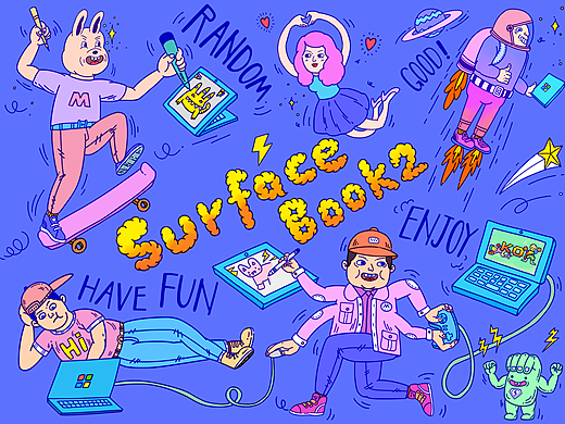 SURFACE BOOK2  创作撩妹两不误～