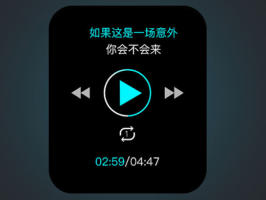 音乐 iwatch 展示