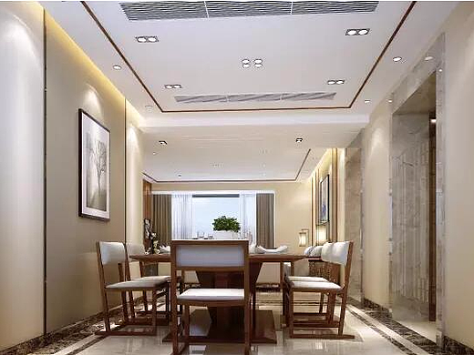 天伦庄园别墅大宅装修样板间220平新中式风格欣赏