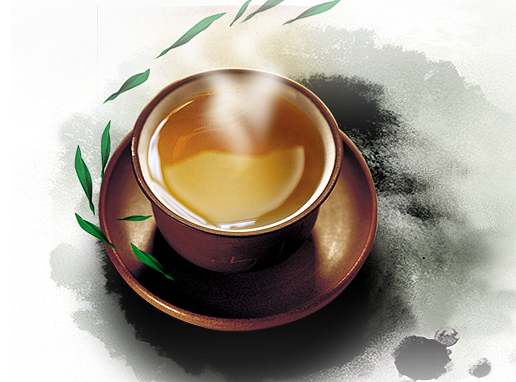 黑茶三折页