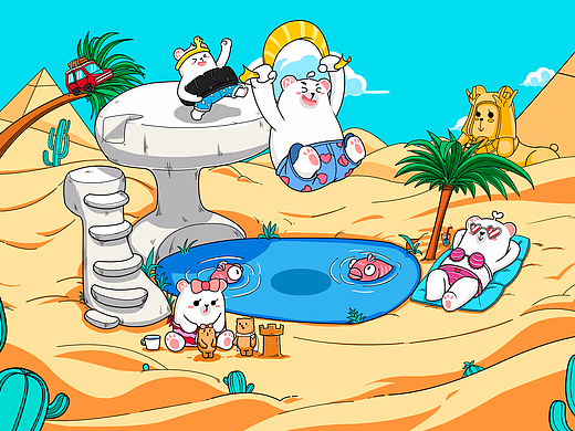 夏日清凉（个人主页-ZMzUyNTc5NzY=） - 图案 - 站酷设计师北斗烈风原创素材 - 站酷ZCOOL