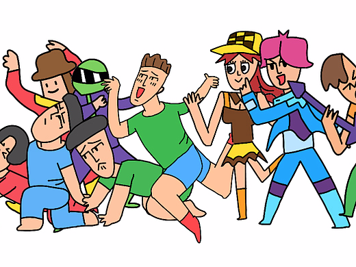 《QQ飞车》魔性鬼畜动画MV【一米天】