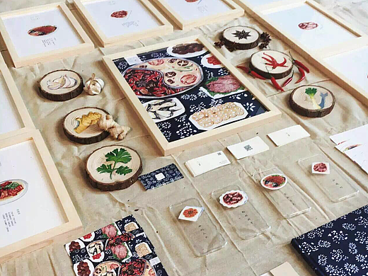 16年|毕业设计 |手绘美食插画系列