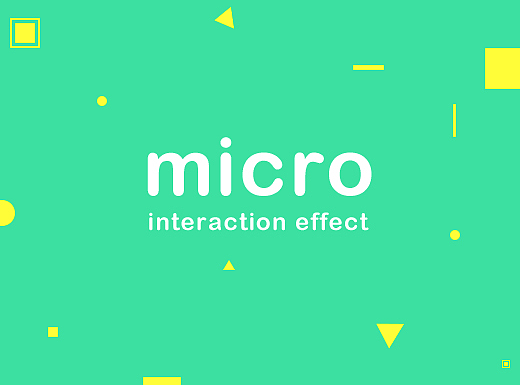 Micro interaction effect
