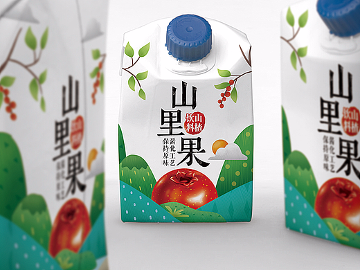 善行研创—嶂石岩山里果山楂饮料包装设计