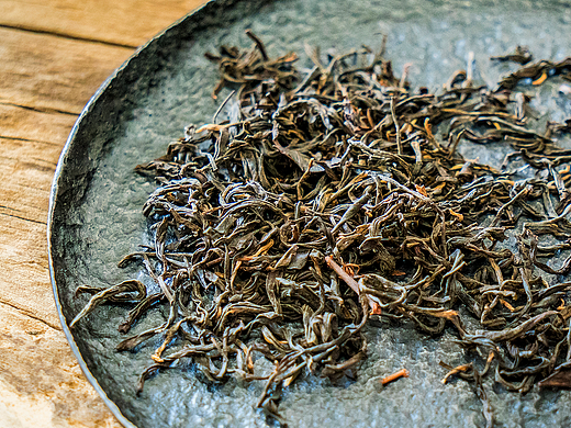 周末在家里喝茶