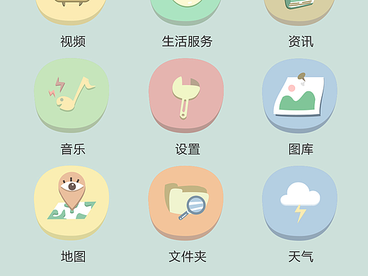 icon设计 主题：女生日记