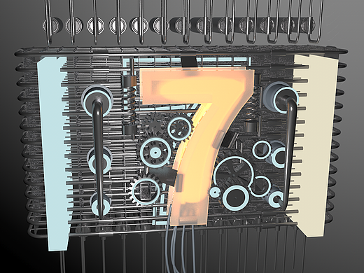 C4D制作banner