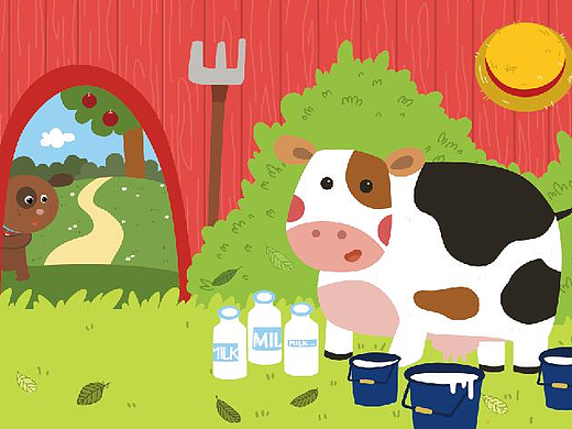 一套低幼农场故事的游戏书