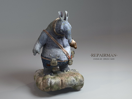 Repairman_三维角色设计