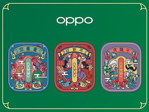 OPPO Enco Free 耳机套设计-节日篇