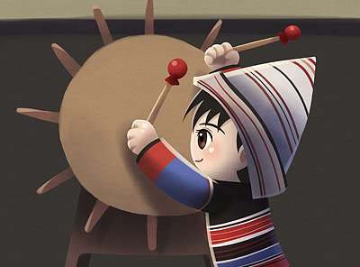 少数民族插画 4