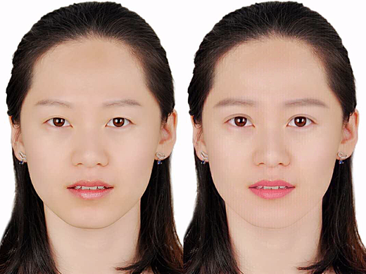 “精修”证件照（纯属个人审美爱好，非照相馆）