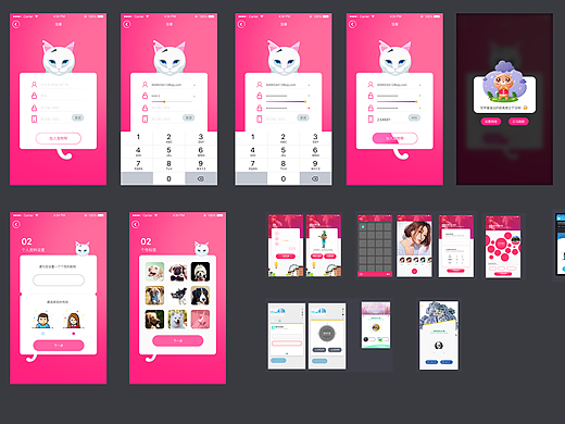 一款关于拍照的APP注册页面