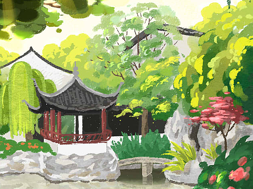 小暑  同程旅游早安海报