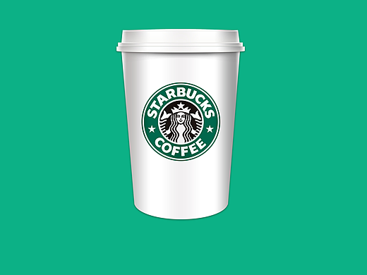 星巴克咖啡写实临摹