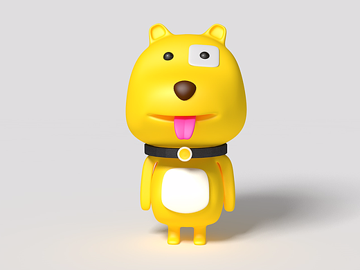 C4D每日一练,小黄狗