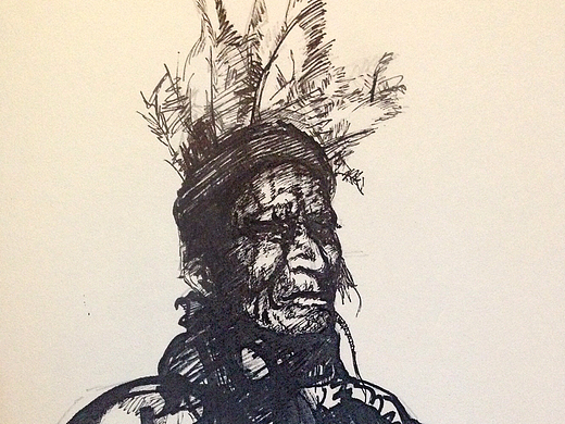 印第安老人（个人主页-ZMjI2NjA1MDA=） - 创作习作 - 站酷设计师隔岸看青山原创素材 - 站酷ZCOOL