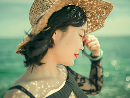 少女海邊寫真-夏天的風(fēng)