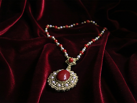 私人定制Aka珊瑚项链