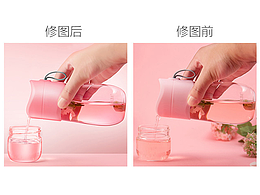 一个让我既爱又恨的泡茶玻璃杯修图