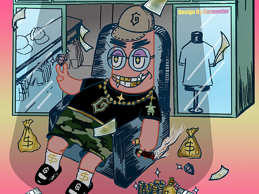 GREEN~（個人主頁-ZMjIzOTMwMDA=） - 新銳潮流插畫 - 站酷設(shè)計師carmenlorljw原創(chuàng)素材 - 站酷ZCOOL