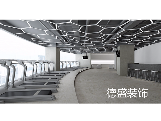 成都高新健身房装修设计