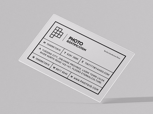 「Photo Identification」最美证件照