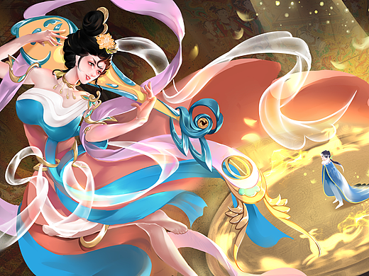 敦煌幻境 杨玉环（个人主页-ZMzAwMzQxNDA=） - 其他 - 站酷设计师科林君原创素材 - 站酷ZCOOL