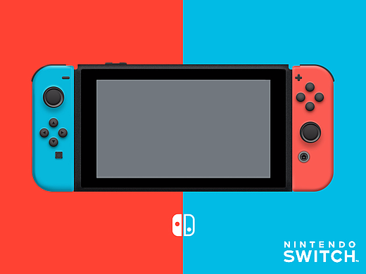 PS绘制任天堂switch
