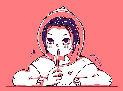 绘画练习_Bad Girl系列