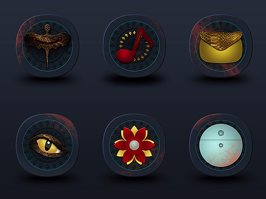 他是龙-电影主题ICON设计