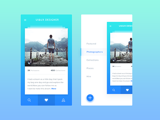 APP（个人主页-ZMjM0NjU1ODA=） - APP界面 - 站酷设计师YN_Vision原创素材 - 站酷ZCOOL
