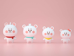 Midea Family Q版形象设计