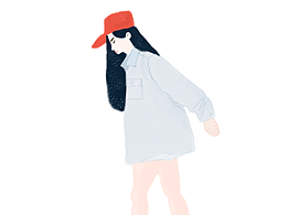 臨摹電子版文藝少女