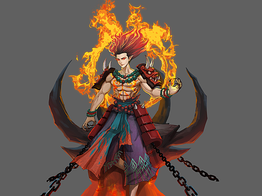 SP鬼王酒吞童子_炼狱焚影典藏皮肤（个人主页-ZNDEyNzQ0ODg=） - 商业插画 - 站酷设计师六白乾原创素材 - 站酷ZCOOL