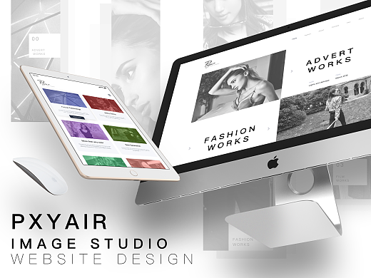 Pxyair Image studio Website design