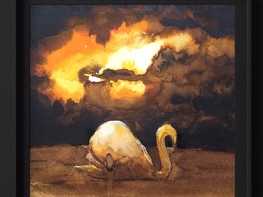 这一生,除了画水彩,别无所求。