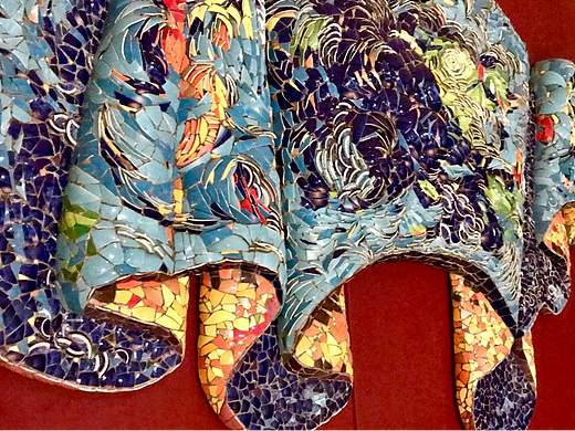 嵌瓷 《海魂·光辉》陈旭南异嵌瓷作品