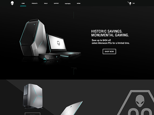 外星人网页设计