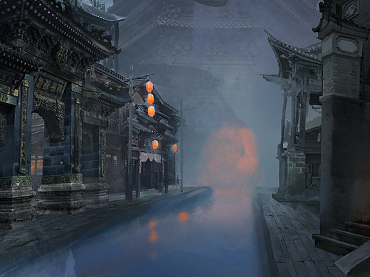 古怪的古镇（个人主页-ZMjM2NzA2Mjg=） - 设定/分镜 - 站酷设计师诗经有云原创素材 - 站酷ZCOOL