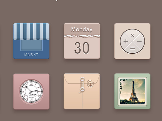 临摹主题icons