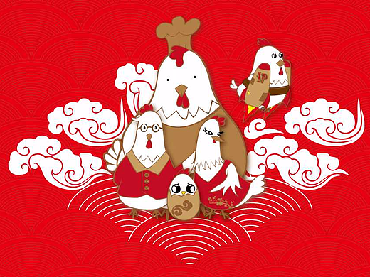 雞年吉祥物設(shè)計(jì)（個(gè)人主頁-ZMjIzMDgxMjA=） - IP形象 - 站酷設(shè)計(jì)師YeJiC原創(chuàng)素材 - 站酷ZCOOL