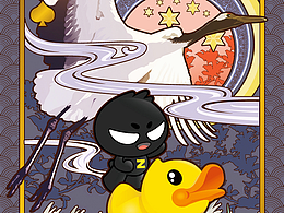 B.duck x ZCOOL 联名扑克设计