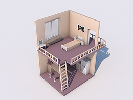 HOUSE 01 - C4D