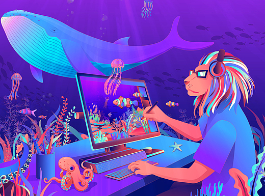 给创意换个姿势-设计狮的炫彩世界